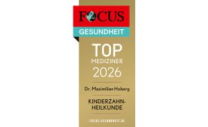 Dr. Maximilian Hoberg ist Focus Top-Mediziner Kinderzahnheikunde 2026